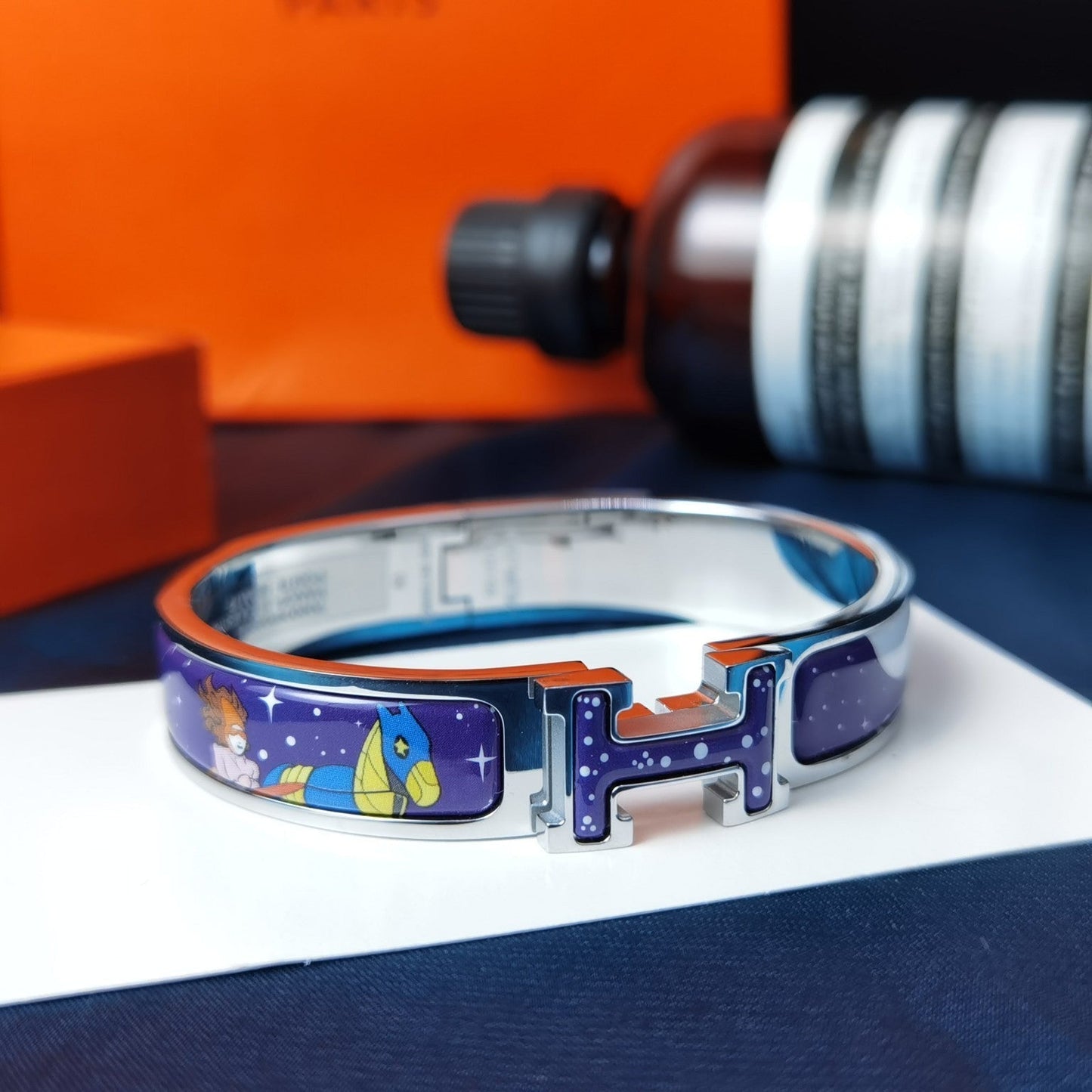 [Joyas Regalia]Pulsera Estrella y Luna 12mm