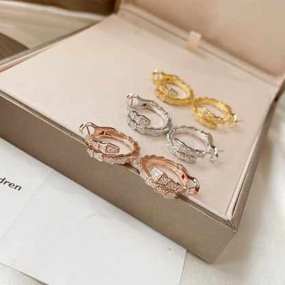 [Bijoux Regalia] BOUCLES D'OREILLES SERPENTI DIAMANT