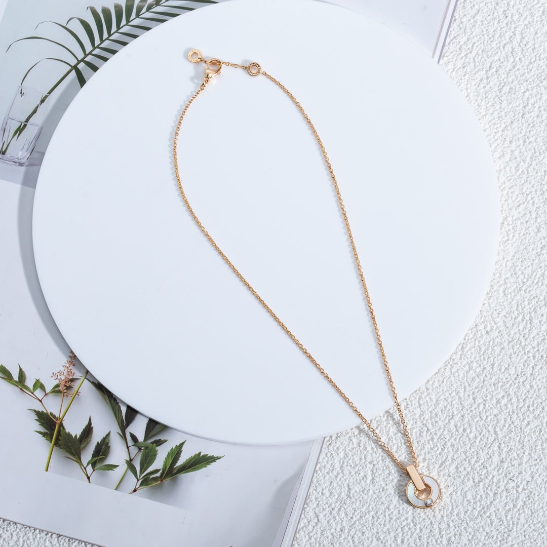 [Joyas Regalia]COLLAR GARI ORO ROSA MOP