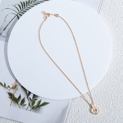 [Joyas Regalia]COLLAR GARI ORO ROSA MOP