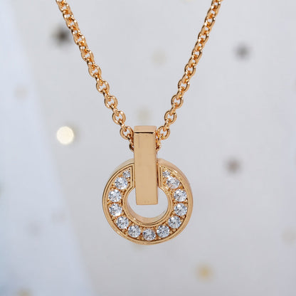 [Joyas Regalia] COLLAR GARI ORO ROSA DIAMANTE