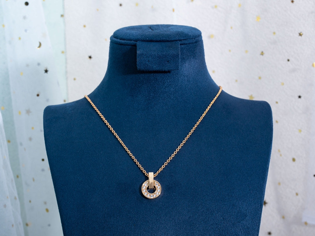 [Joyas Regalia] COLLAR GARI ORO ROSA DIAMANTE