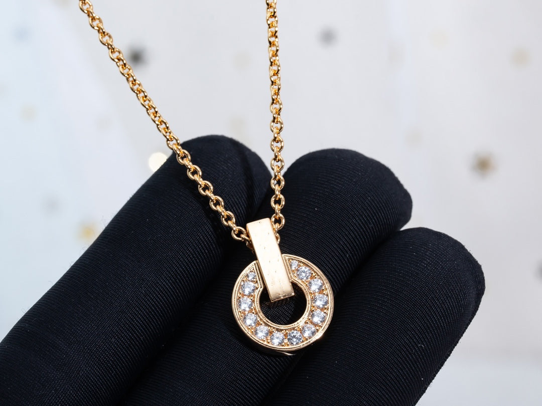 [Joyas Regalia] COLLAR GARI ORO ROSA DIAMANTE