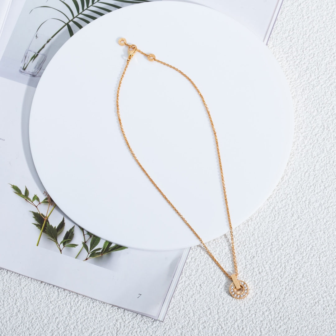 [Joyas Regalia] COLLAR GARI ORO ROSA DIAMANTE