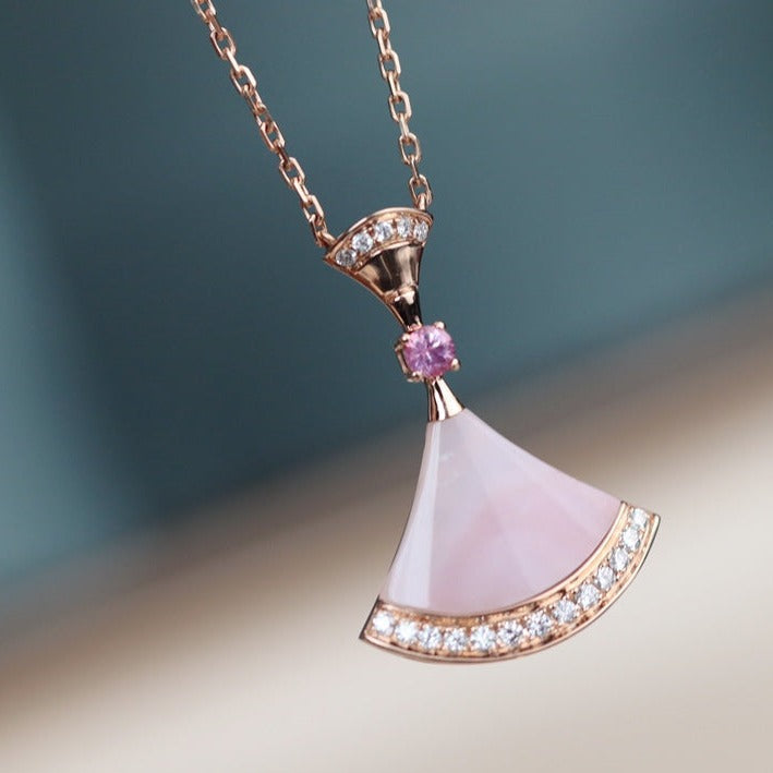 [Joyas Regalia] COLLAR DE ENSUEÑO CON DIAMANTE ROSA
