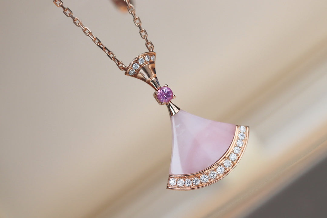 [Joyas Regalia] COLLAR DE ENSUEÑO CON DIAMANTE ROSA