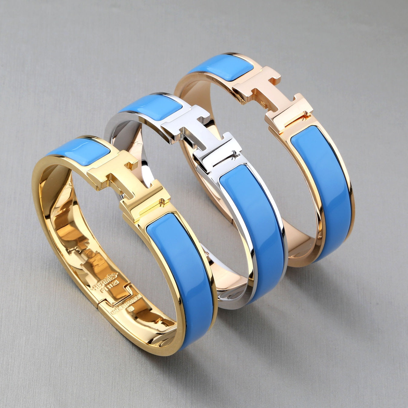 [Joyas Regalia]Pulsera H Turquesa 12mm
