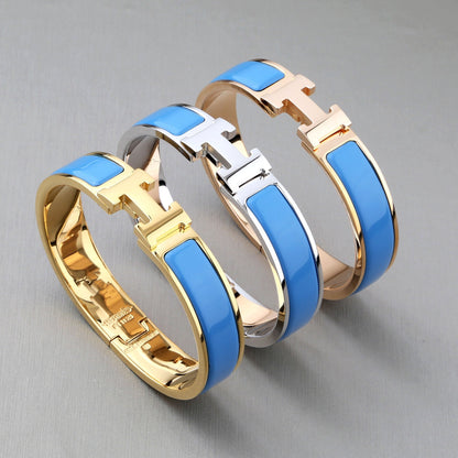 [Joyas Regalia]Pulsera H Turquesa 12mm