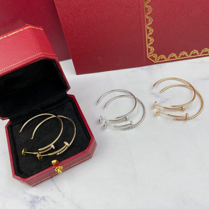 [Joyas Regalia] PENDIENTES JUSTE CON DIAMANTES DE 1,8 MM