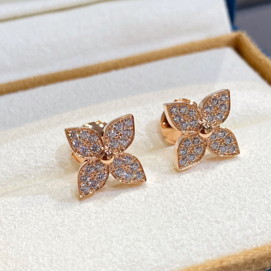 [Joyas Regalia] PENDIENTES DE DIAMANTES CON ESTRELLA