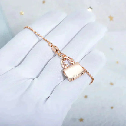 [Joyas Regalia] COLLAR AMULETTE PEDANTE DE ORO ROSA