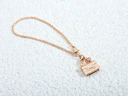 [Joyas Regalia] COLLAR AMULETTE PEDANTE DE ORO ROSA