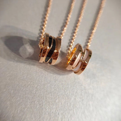 [Regalia jewelry]ZERO 1 NECKLACE PINK GOLD