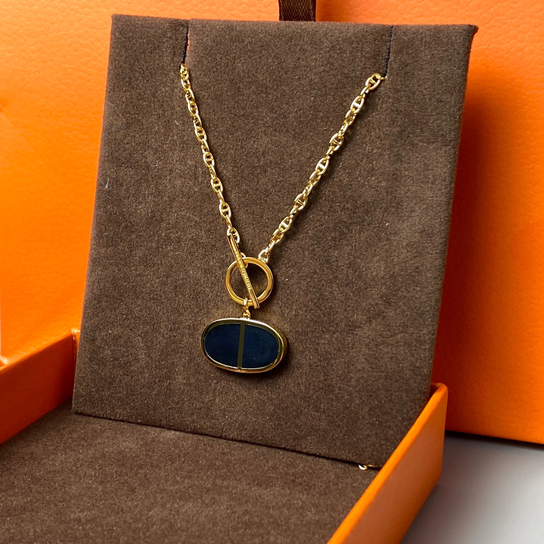 [Joyas Regalia] COLLAR DE CERÁMICA NEGRA CHAINE VERSO