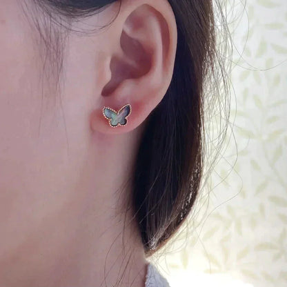 [Regalia jewelry]BUTTERFLY DARK MOP  EARRINGS