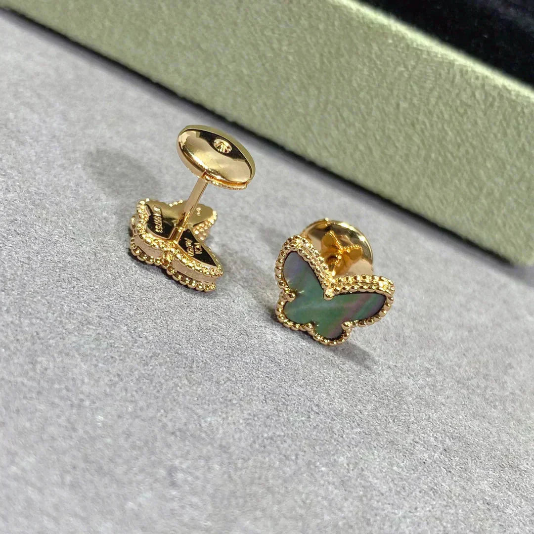 [Regalia jewelry]BUTTERFLY DARK MOP  EARRINGS