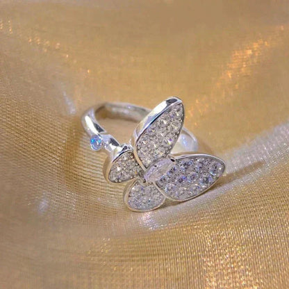 [Joyas Regalia] ANILLO DE DIAMANTE CON MARIPOSA