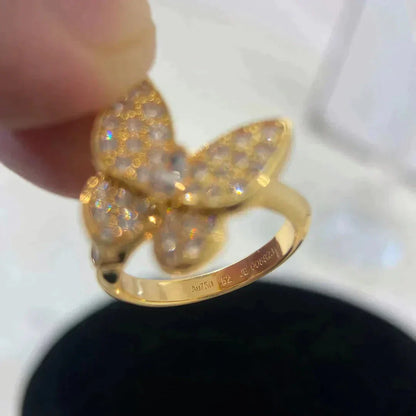 [Joyas Regalia] ANILLO DE DIAMANTE CON MARIPOSA