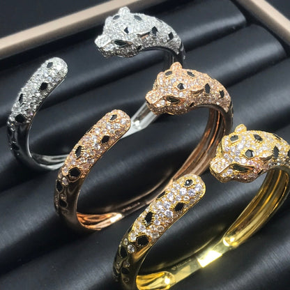 [Joyas Regalia]Pulsera grande Pantera con diamantes