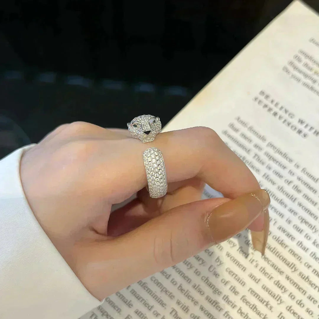 [Joyas Regalia] ANILLO PANTHERE DE 5,5 MM CON DIAMANTES