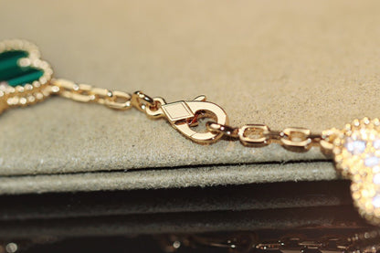 [Joyas Regalia] TRÉBOL 20 MOTIVOS ÓNIX ORO ROSA