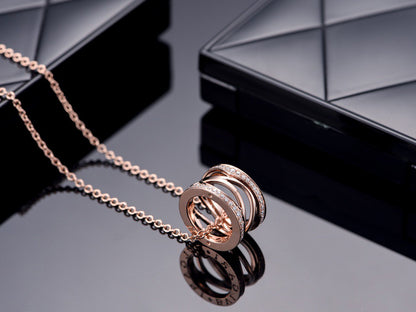 [Bijoux Regalia] COLLIER OUVERT ZÉRO 1 EN OR ROSE ET DIAMANTS