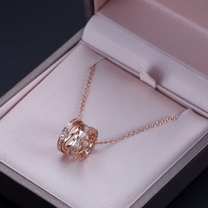 [Bijoux Regalia] COLLIER OUVERT ZÉRO 1 EN OR ROSE ET DIAMANTS