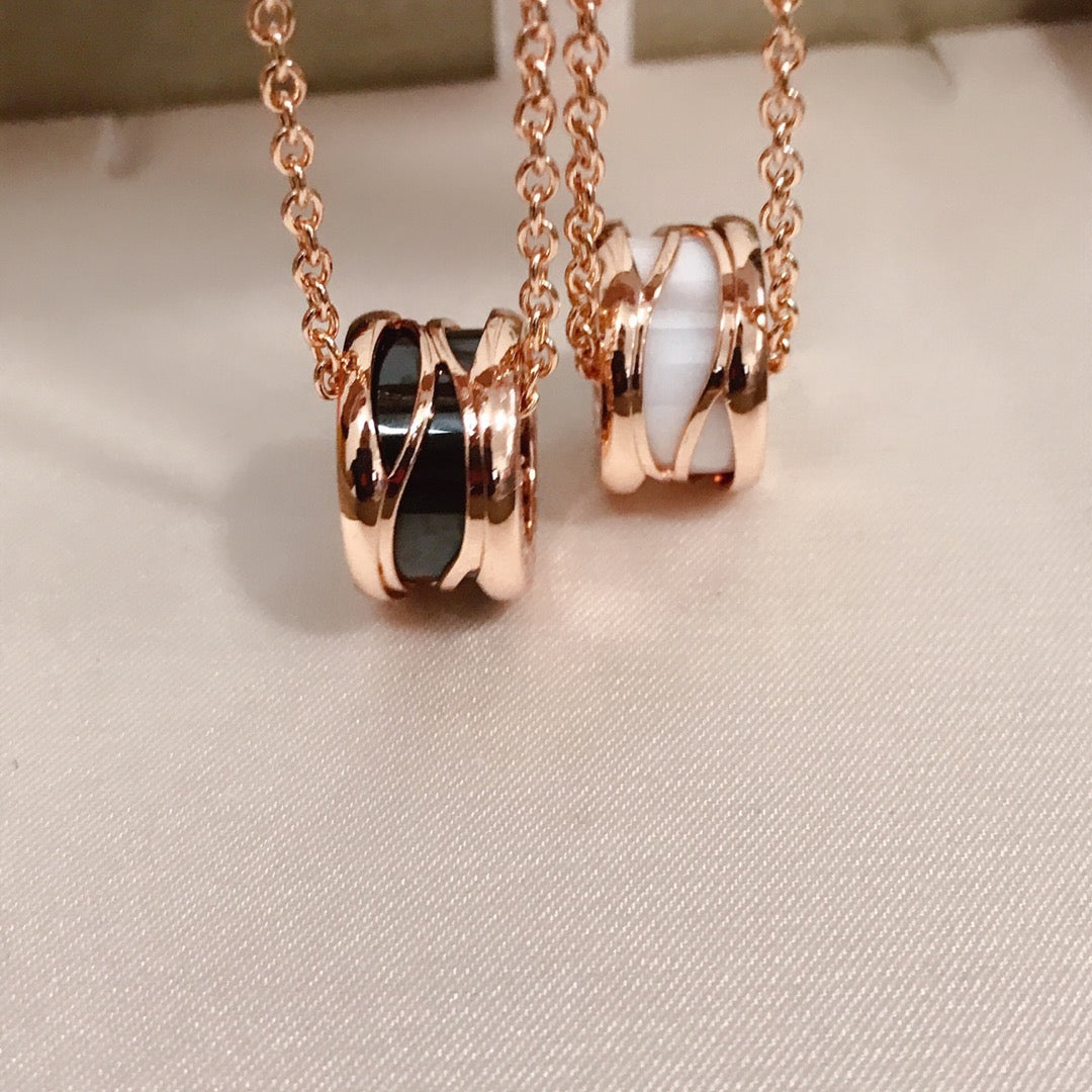 [Bijoux Regalia] ZERO 1 QUATRE BANDES EN OR ROSE CÉRAMIQUE