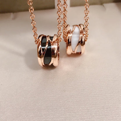 [Bijoux Regalia] ZERO 1 QUATRE BANDES EN OR ROSE CÉRAMIQUE