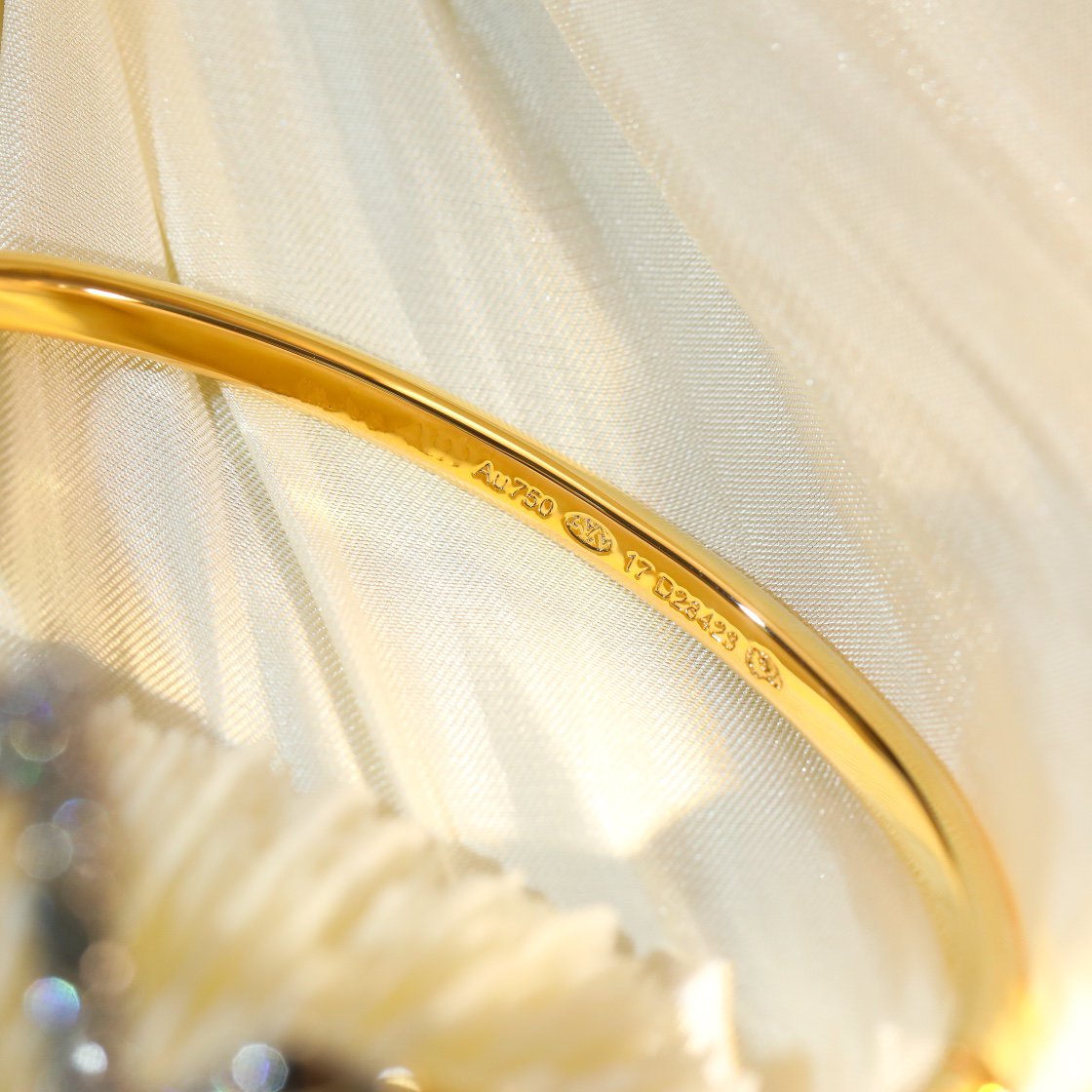 [Regalia jewelry]VOLTE UPSITE DOWN GOLD DIAMOND BRACELET