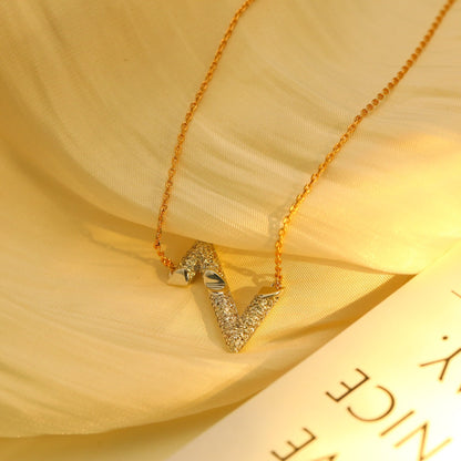 [Regalia jewelry]VOLT SILVER DIAMOND PEDANT NECKLACE