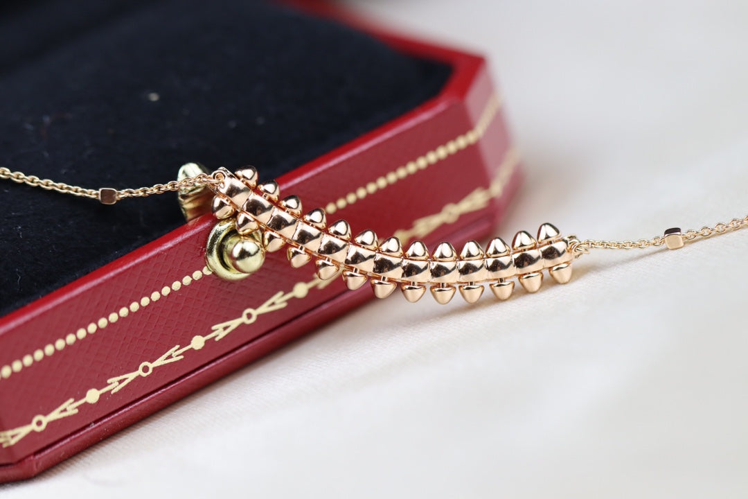 [Regalia jewelry]CLASH PINK GOLD NECKLACE