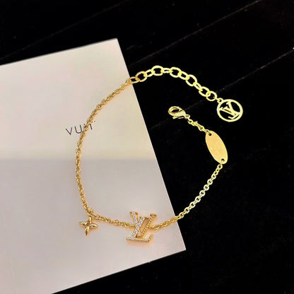 [Regalia jewelry]LOGO STAR MOTIF GOLD BRACELET