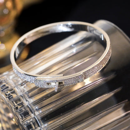 [Joyas Regalia]PULSERA KELLY CON PAVÉ DE DIAMANTES 