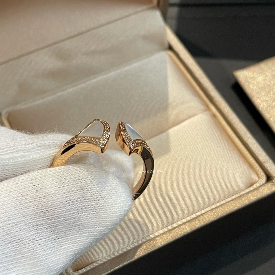 [Regalia jewelry]DREAM MOP DIAMOND OPEN RING