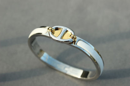 [Joyas Regalia]PULSE DE PLATA CON CADENA CLIC