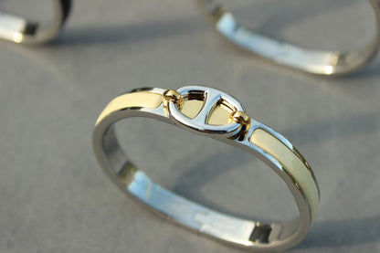 [Joyas Regalia]PULSE DE PLATA CON CADENA CLIC