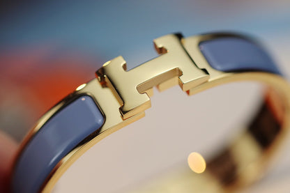 [Joyas Regalia] PULSERA H 12MM AZUL GRIS