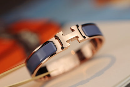 [Joyas Regalia] PULSERA H 12MM AZUL GRIS