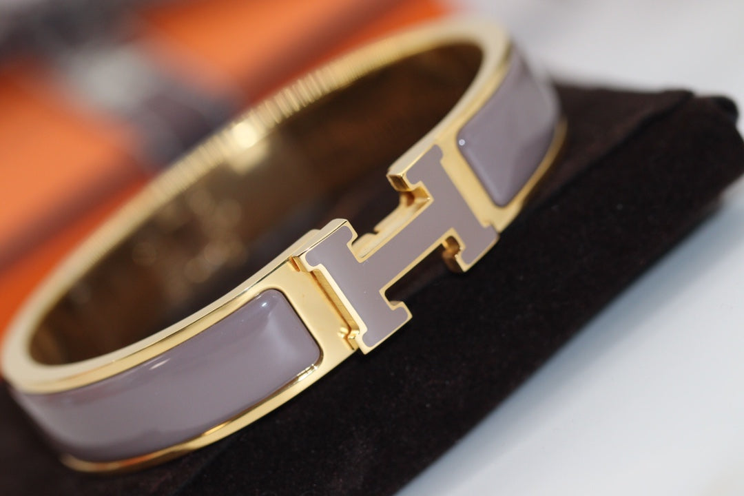 [Regalia jewelry]H BRACELET 12MM BROWN
