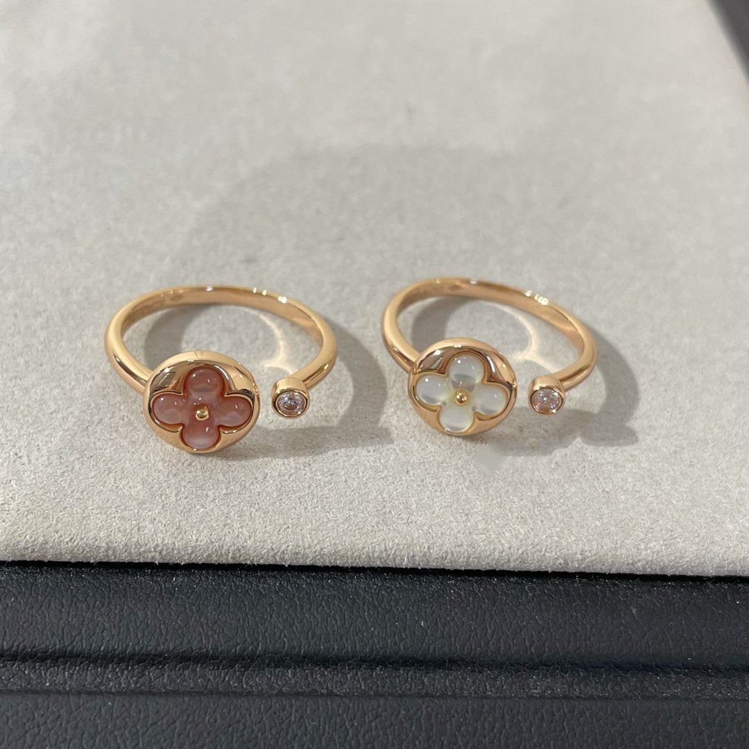 [Joyas Regalia] ANILLO DE TRAPEADORA ROSA CON 1 DIAMANTE SUN