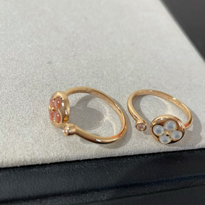 [Joyas Regalia] ANILLO DE TRAPEADORA ROSA CON 1 DIAMANTE SUN