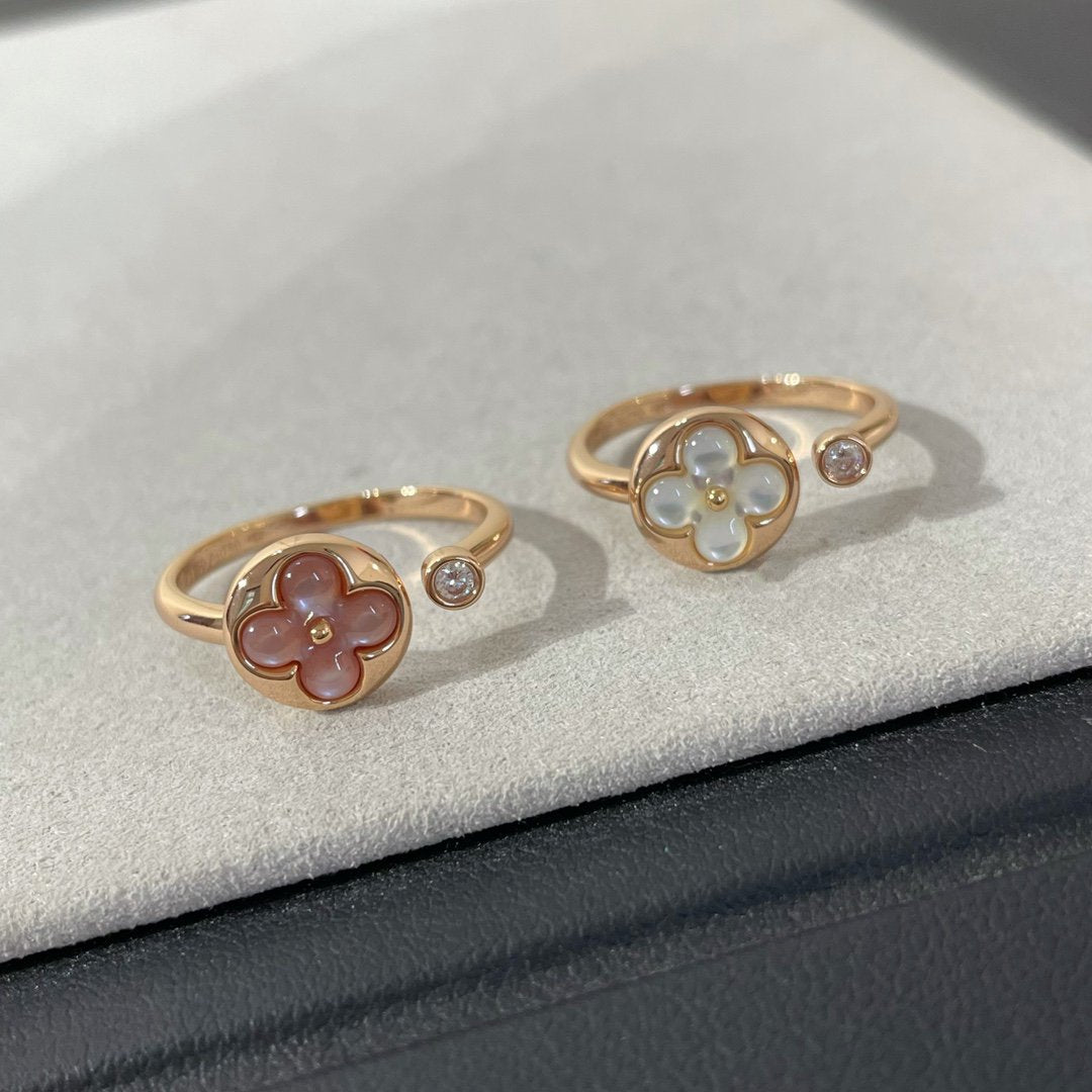 [Joyas Regalia] ANILLO DE TRAPEADORA ROSA CON 1 DIAMANTE SUN