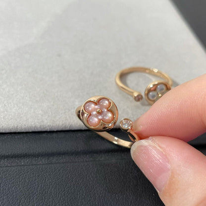 [Joyas Regalia] ANILLO DE TRAPEADORA ROSA CON 1 DIAMANTE SUN