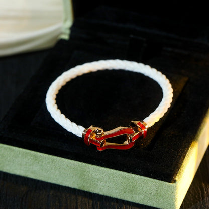 [Joyas Regalia] FORCE 10 TEXTIL BLANCO CON PAVE DE DIAMANTES