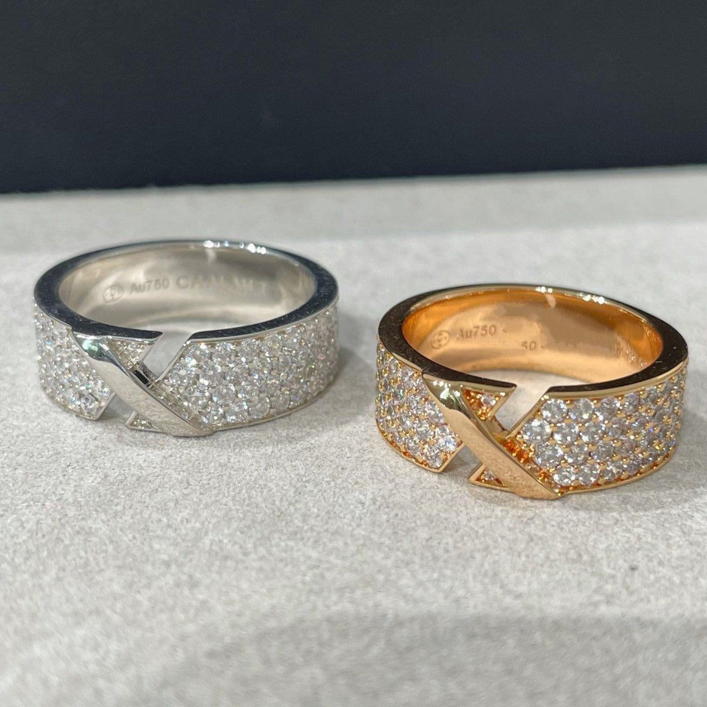 [Joyas Regalia] ANILLO CON DIAMANTES PAVIMENTADOS CON EVIDENCIA DE GRAVAMEN