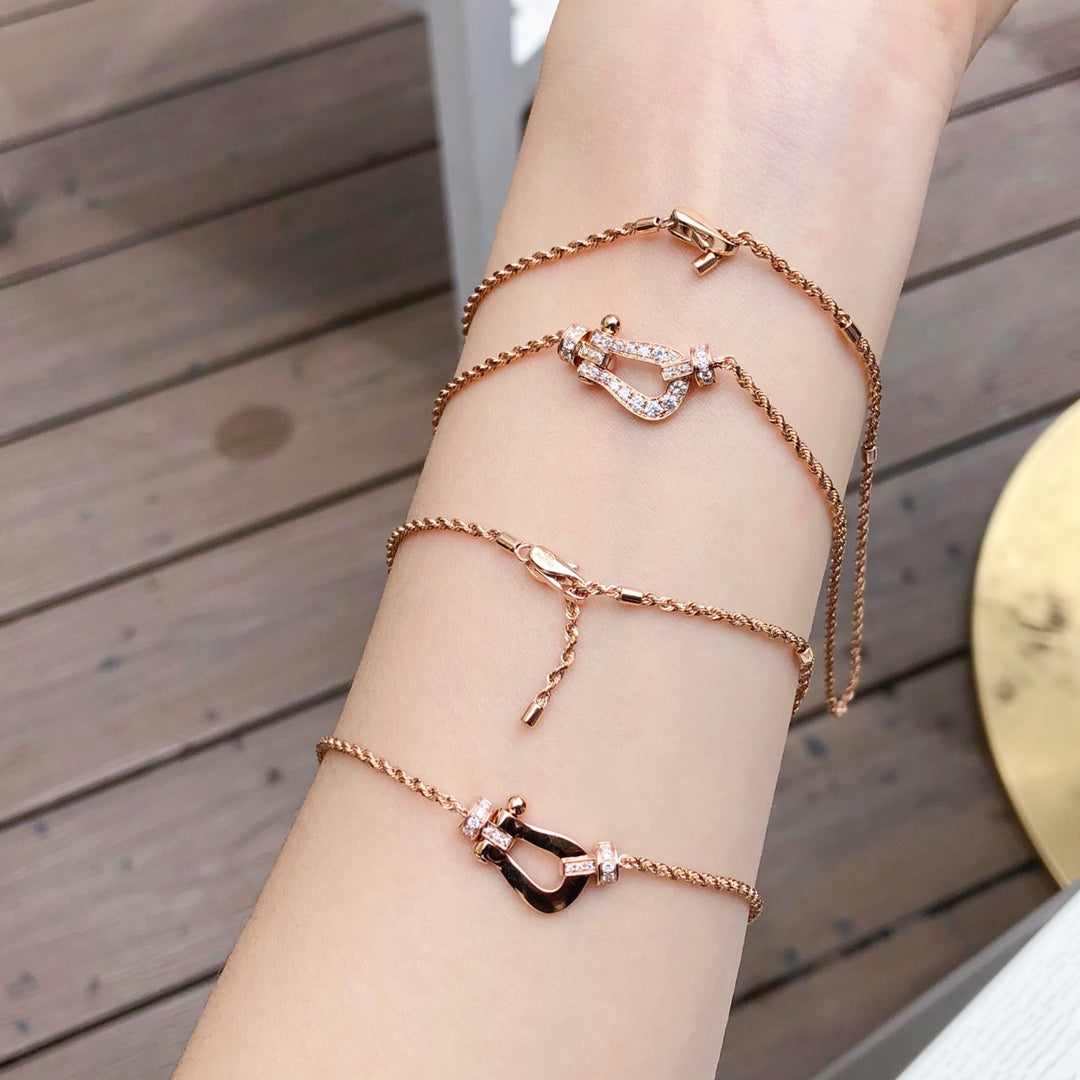 [Regalia jewelry]FORCE 10 PINK GOLD DIAMOND NECKLACE