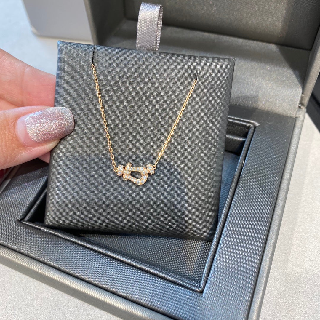 [Regalia jewelry]FORCE 10 DIAMOND PINK GOLD NECKLACE MINI MODEL