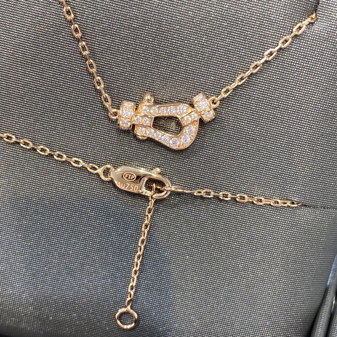 [Regalia jewelry]FORCE 10 DIAMOND PINK GOLD NECKLACE MINI MODEL
