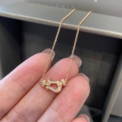 [Regalia jewelry]FORCE 10 DIAMOND PINK GOLD NECKLACE MINI MODEL